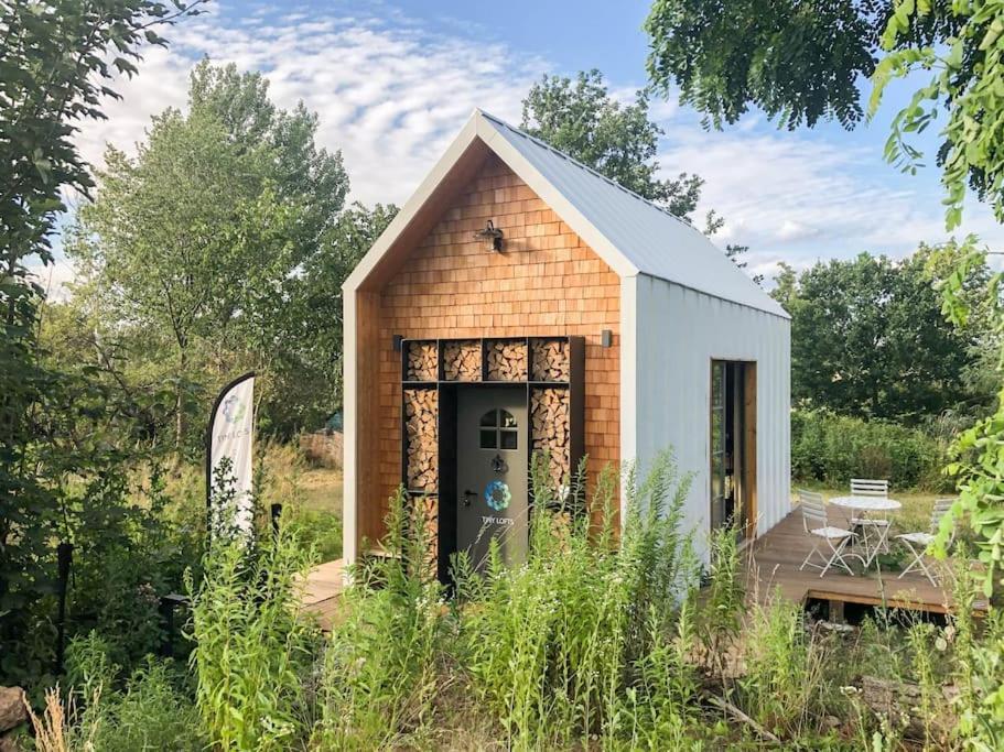 Tiny Haus Auf Idyllischem Grundstueck Im Rittergut Villa Klipphausen Exteriör bild